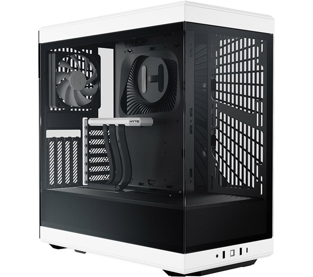HYTE Y40 ATX Mid-Tower PC Case - White, White