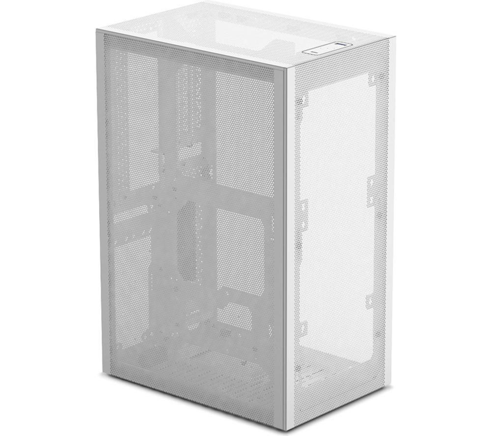 SSUPD Meshlicious Mini-ITX Mini Tower PC Case - White, White