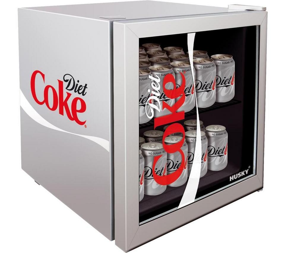 HUSKY Diet Coke HUS-HY209 Drinks Cooler - Silver