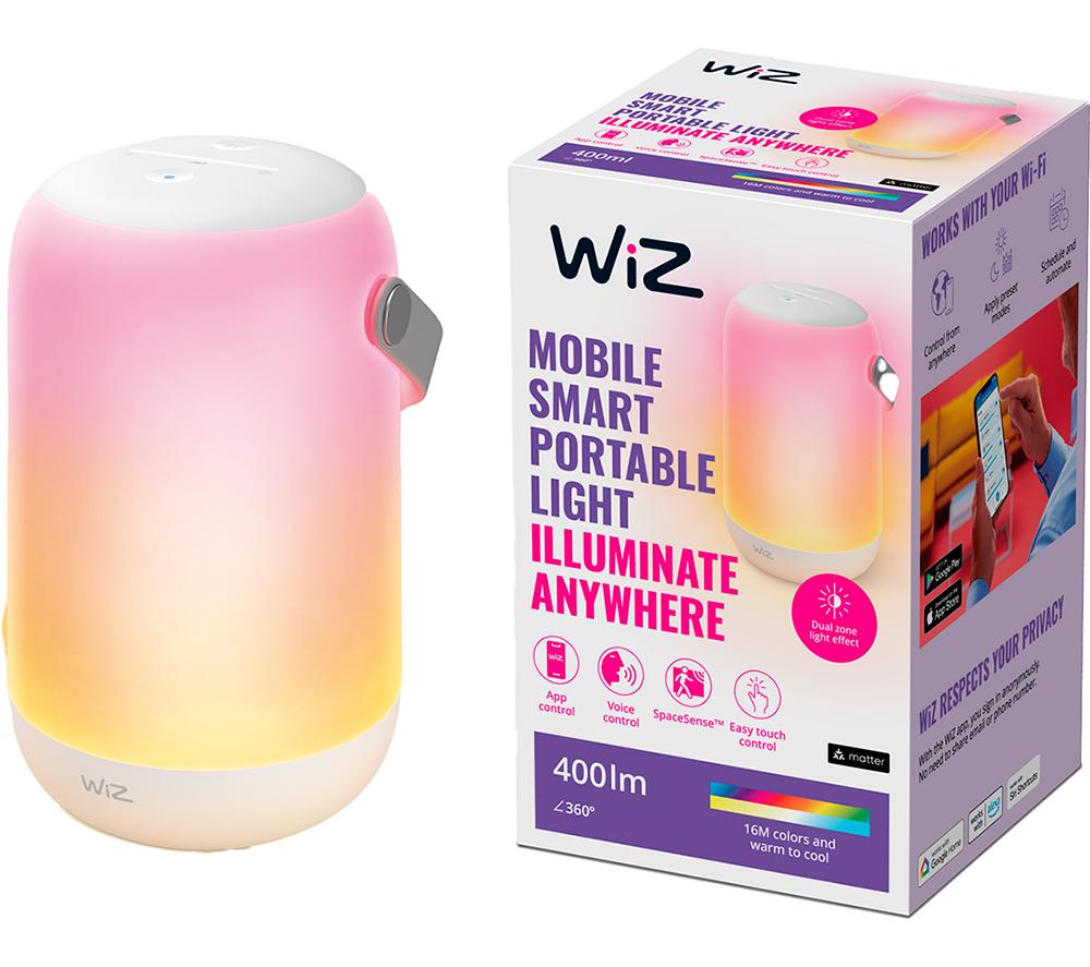 WIZ True Portable Smart Table Lamp - White