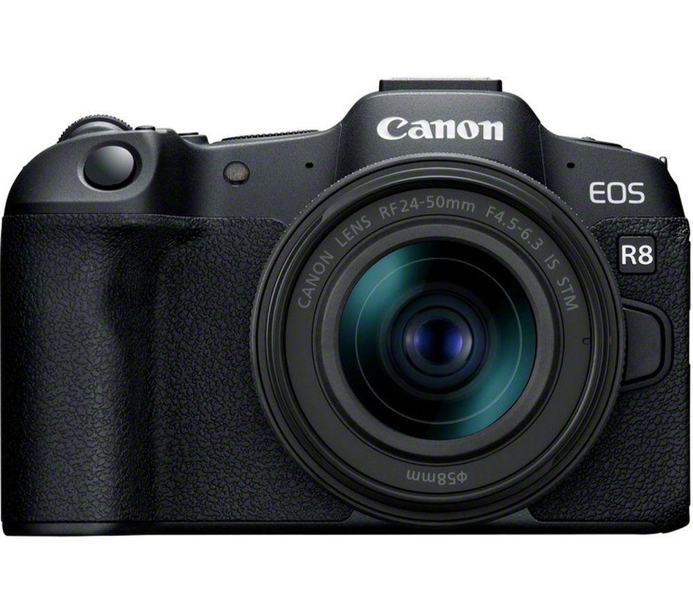 CANON EOS R8 Mirrorless Camera with RF 24-50mm f/4.5-6.3 IS STM Lens