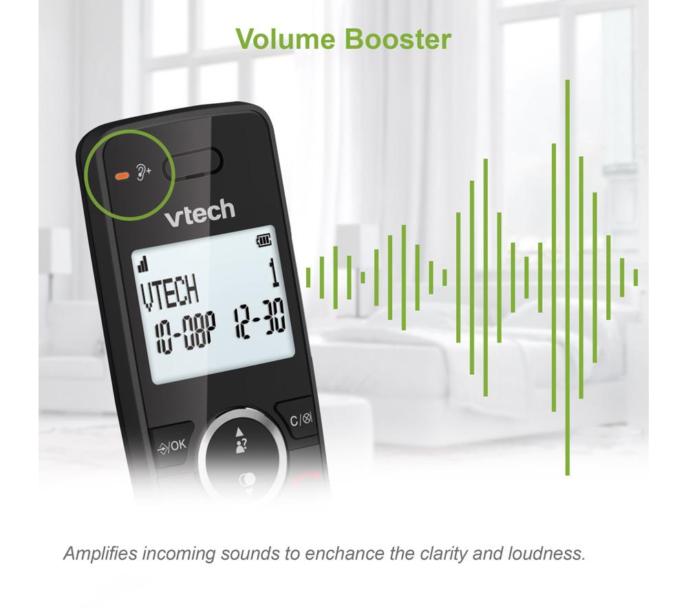 VTECH ES2002 Cordless Phone - Triple Handsets, Black image number 4 of 10