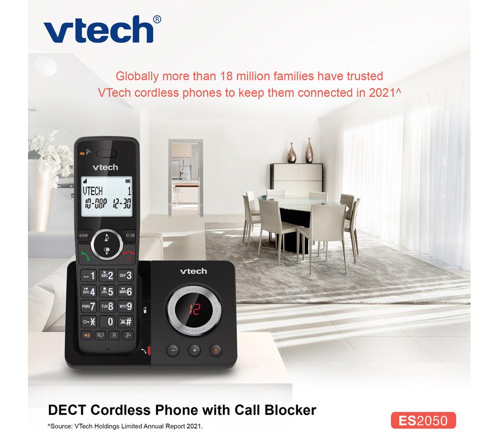 VTECH ES2050 Cordless Phone - Black image number 2 of 9