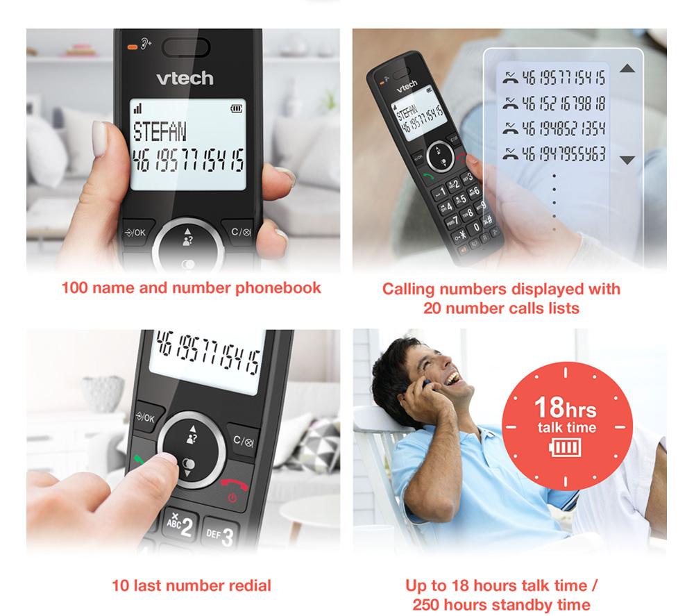 VTECH ES2050 Cordless Phone - Black image number 8 of 9