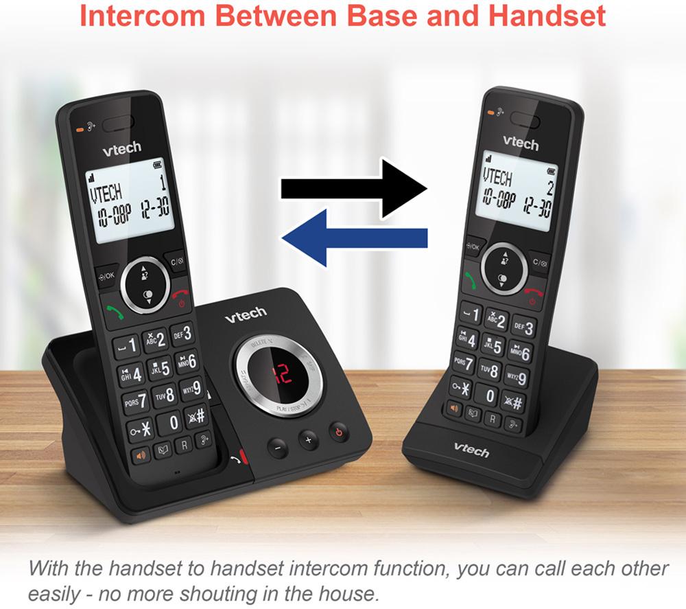 VTECH ES2051 Cordless Phone - Twin Handsets, Black image number 8 of 11