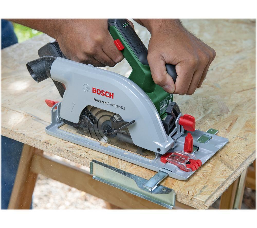 BOSCH UniversalCirc 18V-53 Cordless Circular Saw with 1 Battery image number 4 of 14