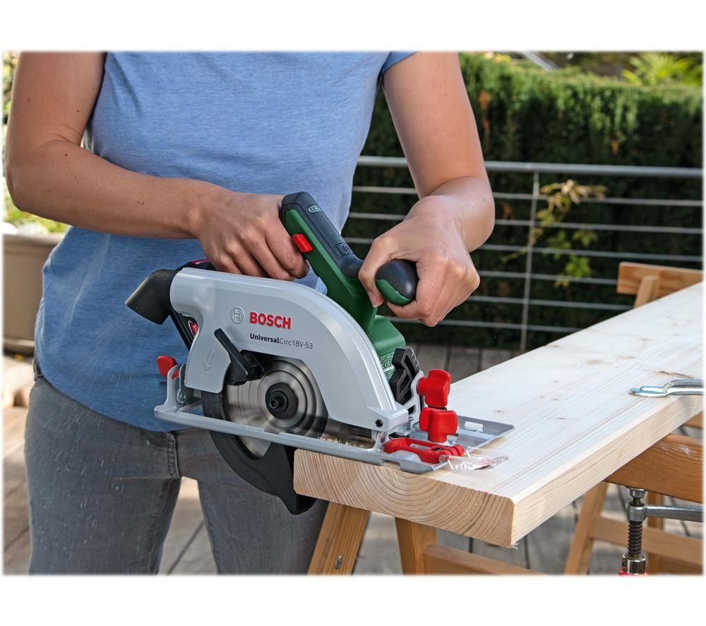 BOSCH UniversalCirc 18V-53 Cordless Circular Saw with 1 Battery image number 5 of 14