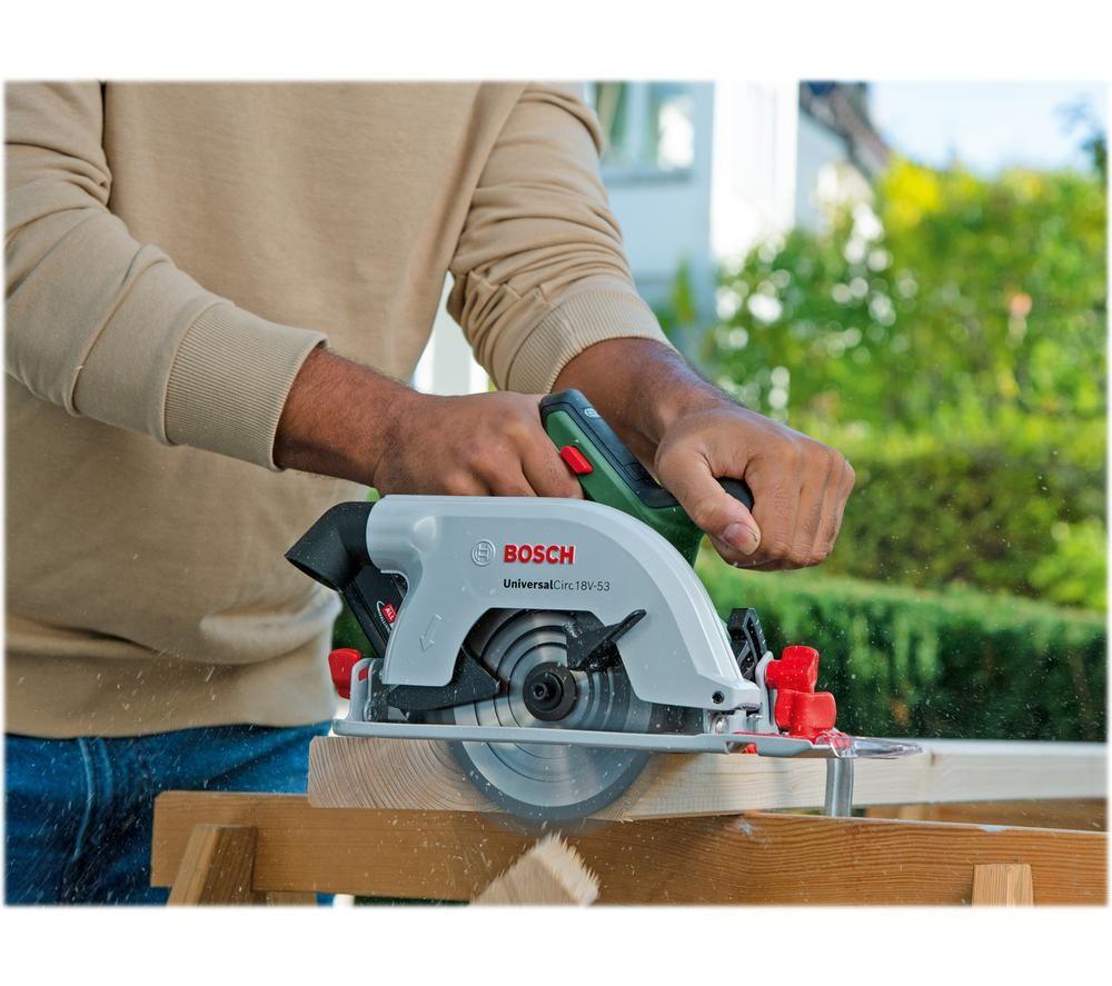 BOSCH UniversalCirc 18V-53 Cordless Circular Saw with 1 Battery image number 7 of 14