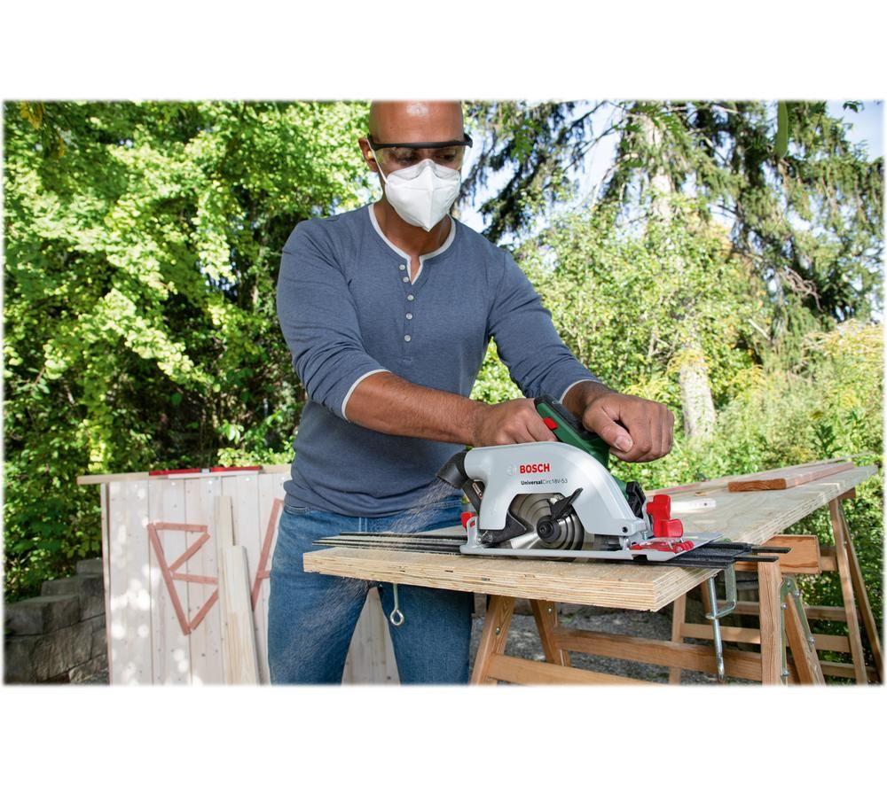 BOSCH UniversalCirc 18V-53 Cordless Circular Saw with 1 Battery image number 8 of 14