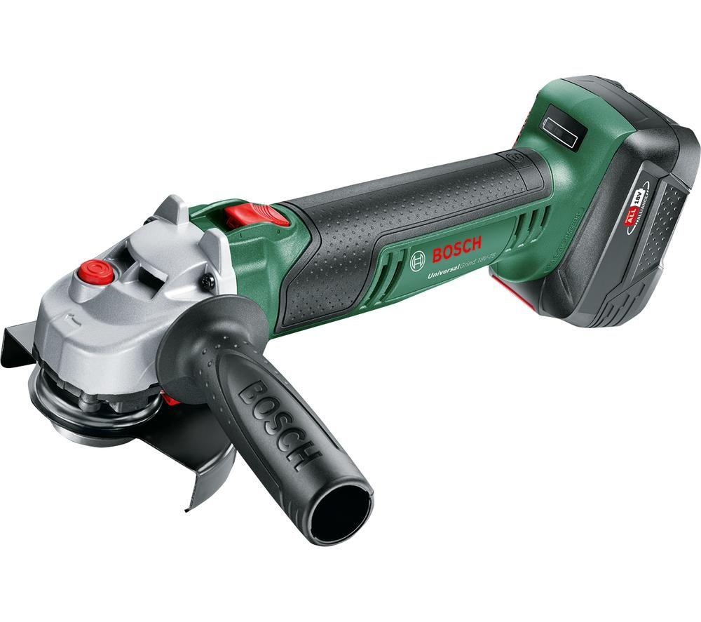 BOSCH UniversalGrind 18V-75 Cordless Angle Grinder with 1 battery review