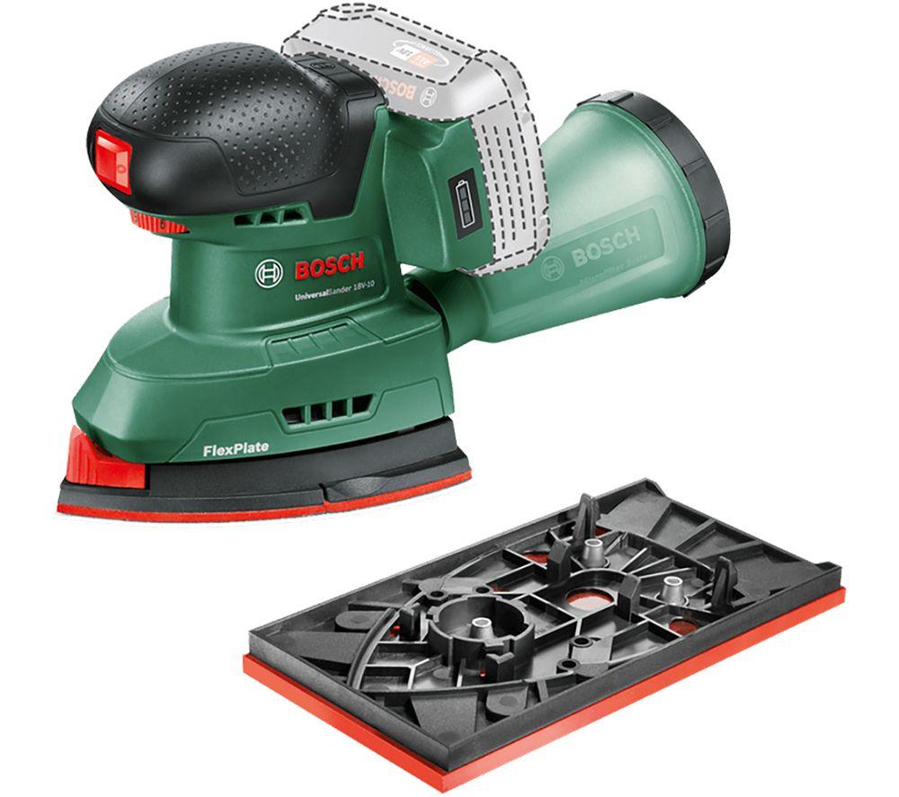 Buy BOSCH UniversalSander 18V-10 Cordless Multi-Sander - Green & Black