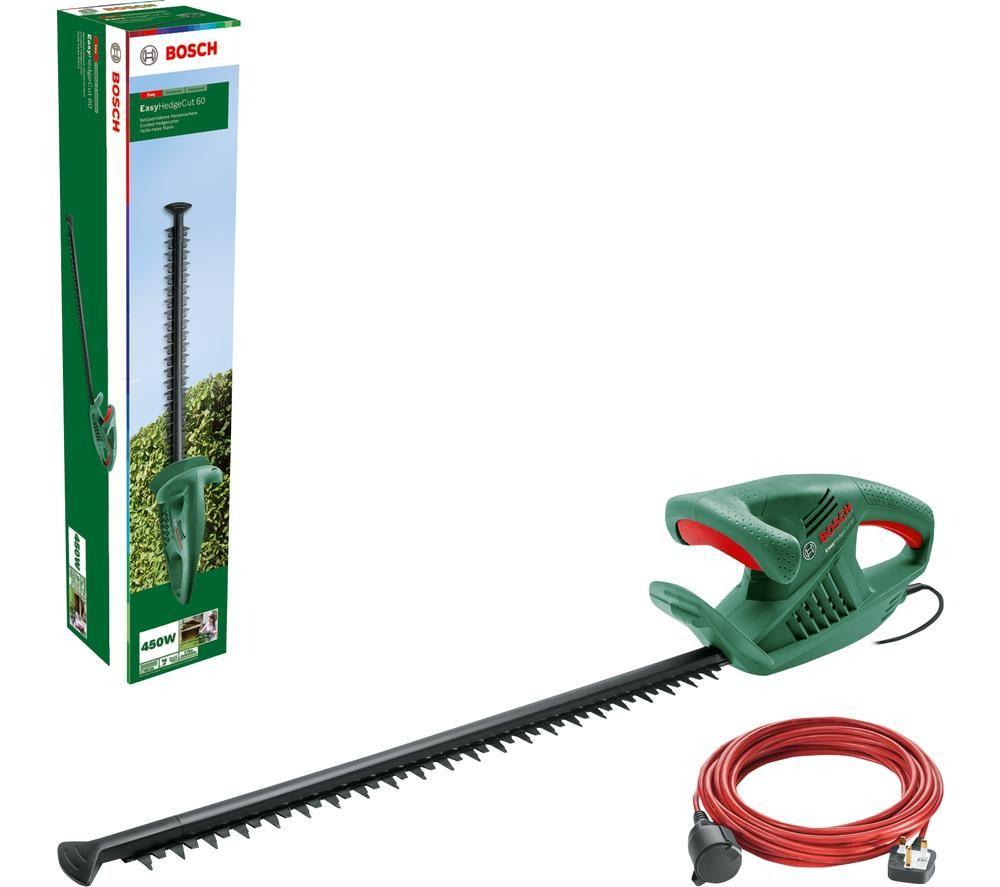 Buy BOSCH EasyHedgeCut 60 Hedge Trimmer Black Green Currys