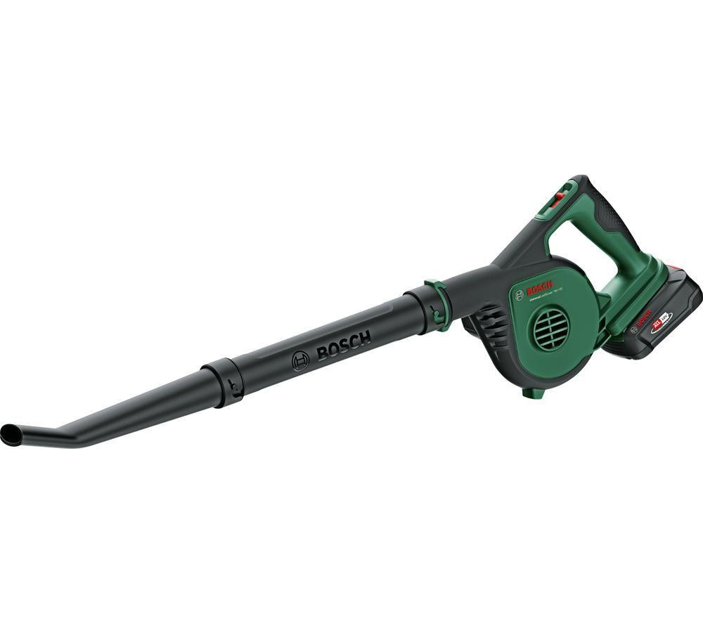 BOSCH UniversalLeafBlower 18V-130 Cordless Leaf Blower with 1 battery review