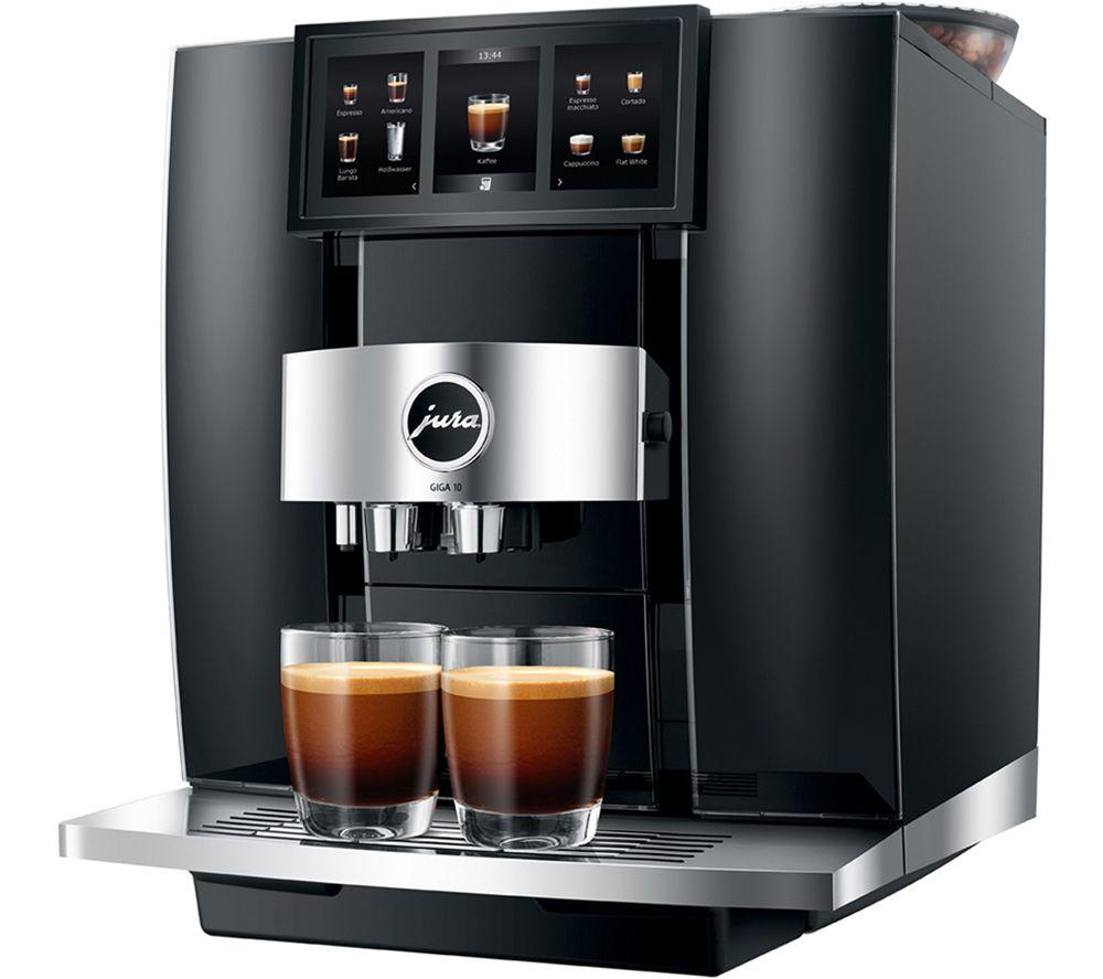JURA GIGA 10 Smart Bean to Cup Coffee Machine - Diamond Black image number 3 of 9