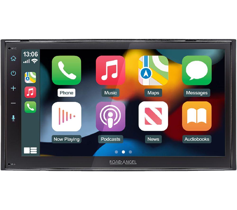 ROAD ANGEL RA-X621BT FM/AM Bluetooth Car Stereo with Apple CarPlay & Android Auto, Black