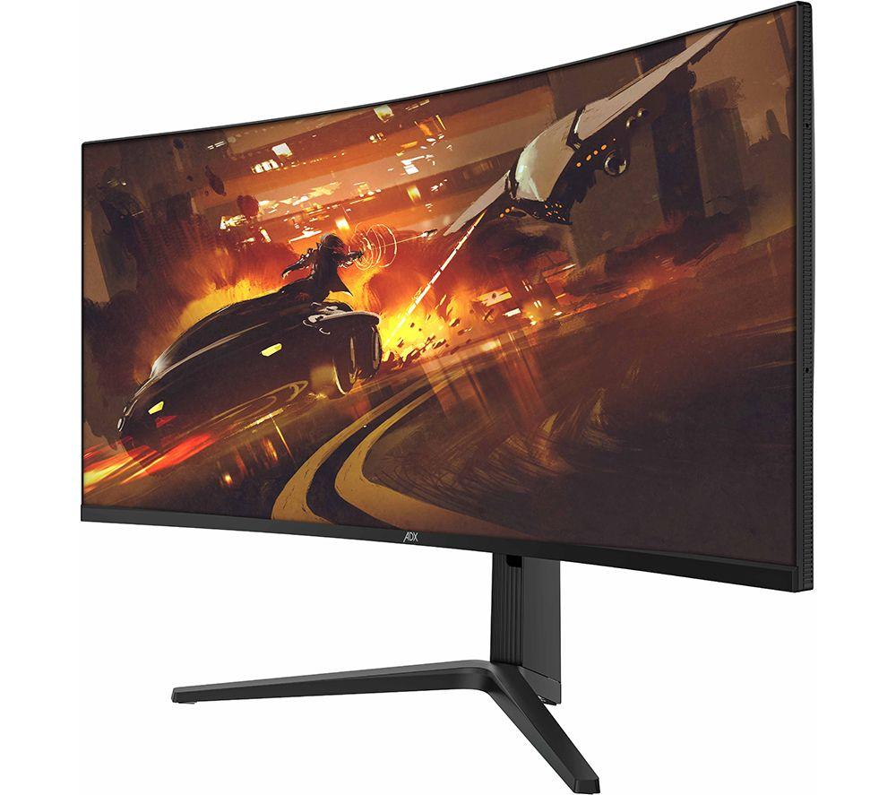 Buy ADX A34GSR23 Wide Quad HD 34” Curved LCD Gaming Monitor