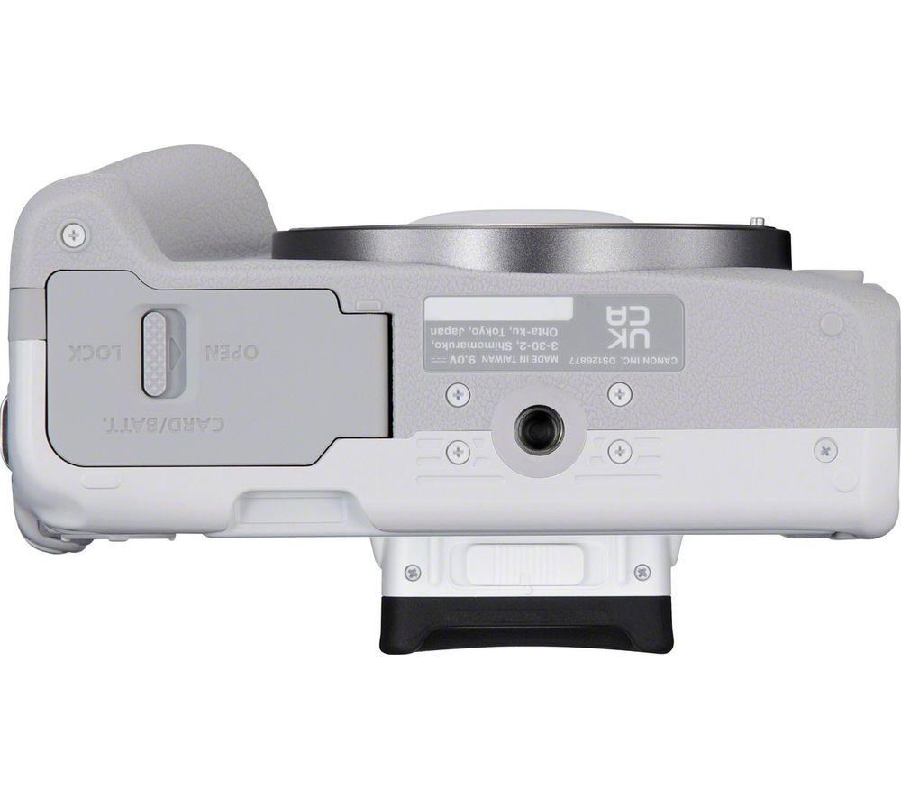 CANON EOS R50 Mirrorless Camera with RF-S 18-45 mm f/4.5-6.3 IS STM Lens - White image number 3 of 5