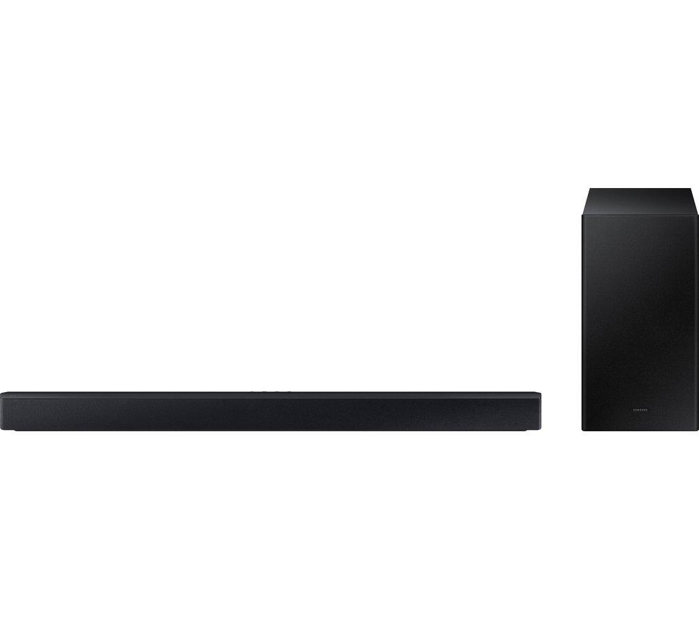 SAMSUNG HW-C450/XU 2.1 Wireless Sound Bar with DTS Virtual:X, Black