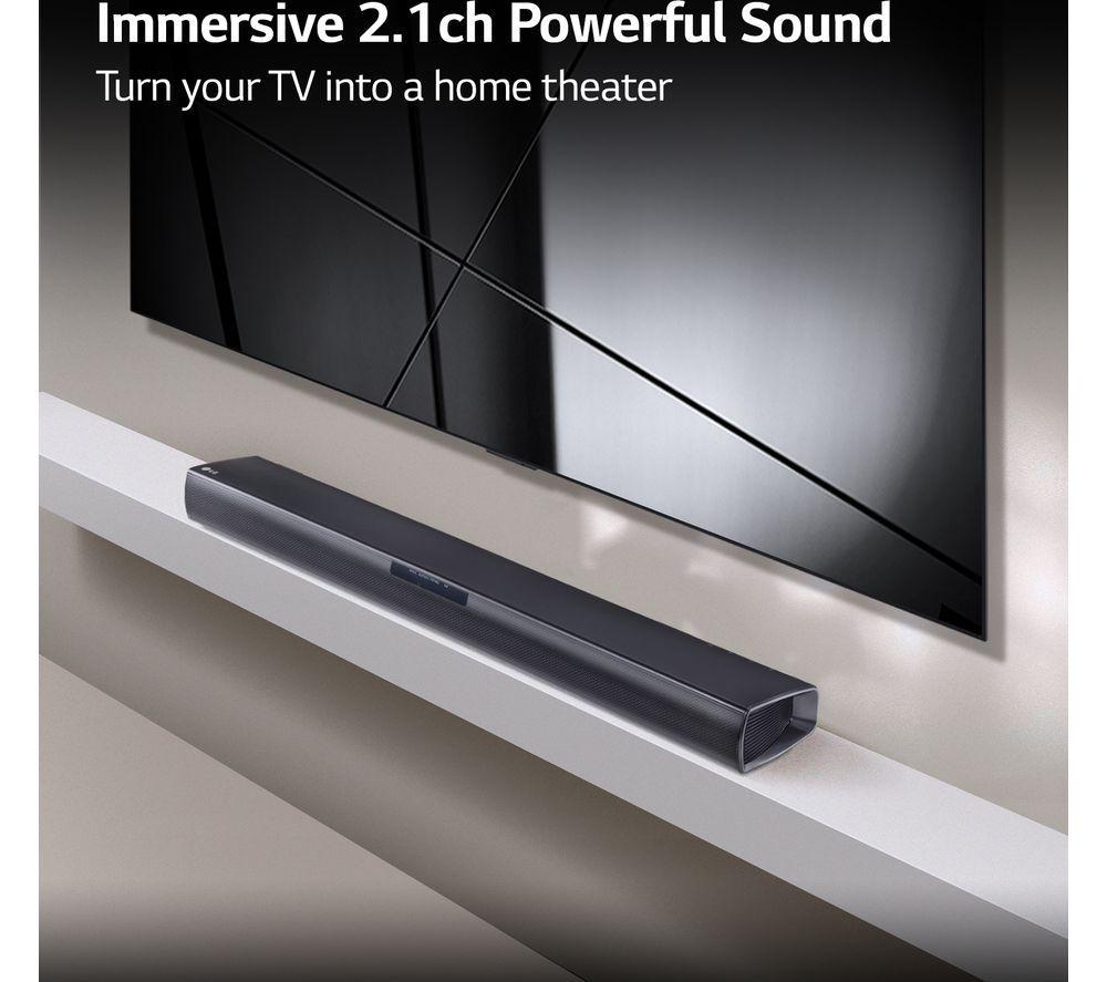 LG SQC1 2.1 Wireless Compact Sound Bar image number 8 of 11