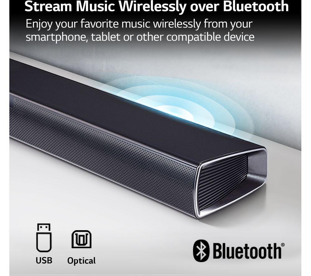 LG SQC1 2.1 Wireless Compact Sound Bar image number 10 of 11