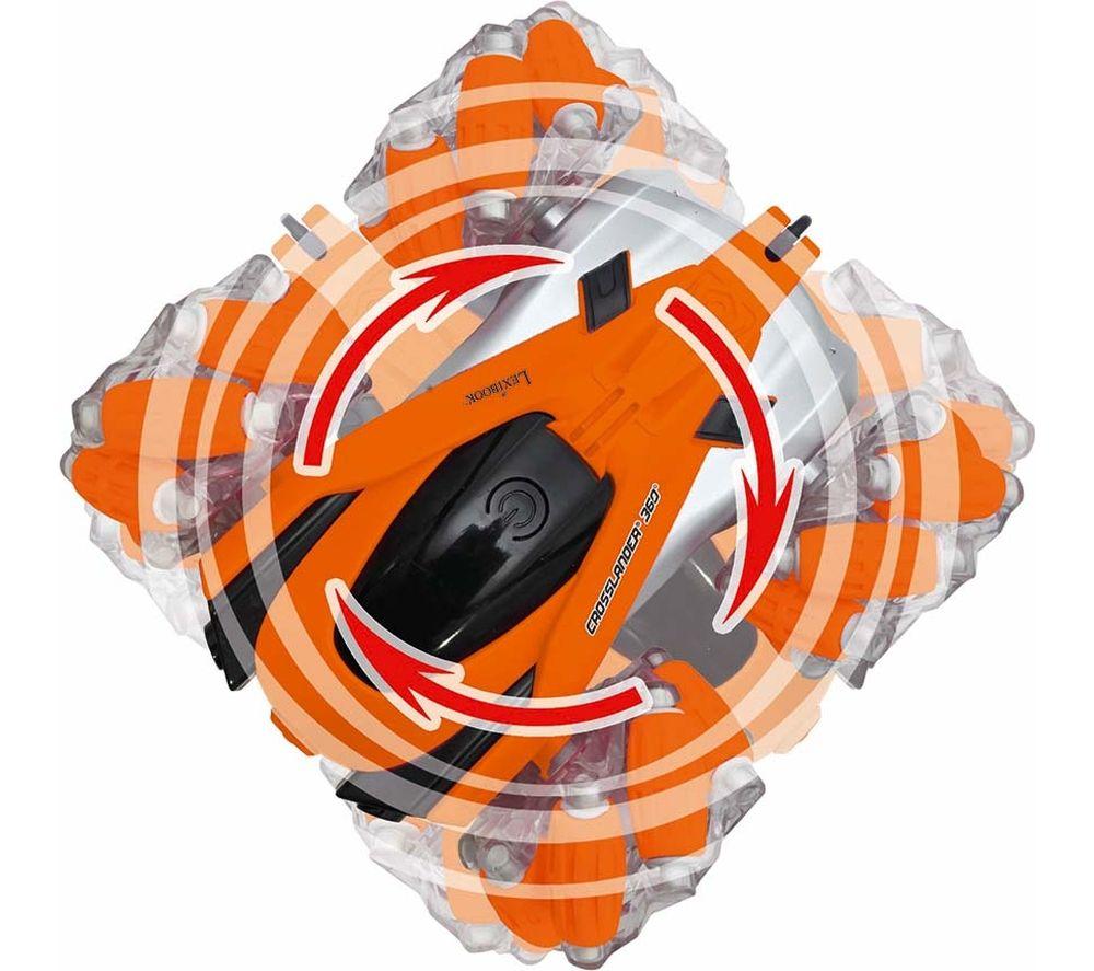LEXIBOOK Crosslander 360 RC21 Remote Control Car - Orange image number 3 of 4