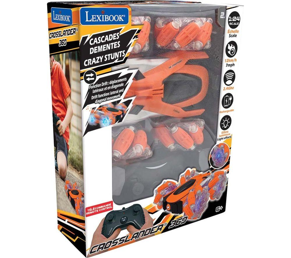 LEXIBOOK Crosslander 360 RC21 Remote Control Car - Orange image number 4 of 4