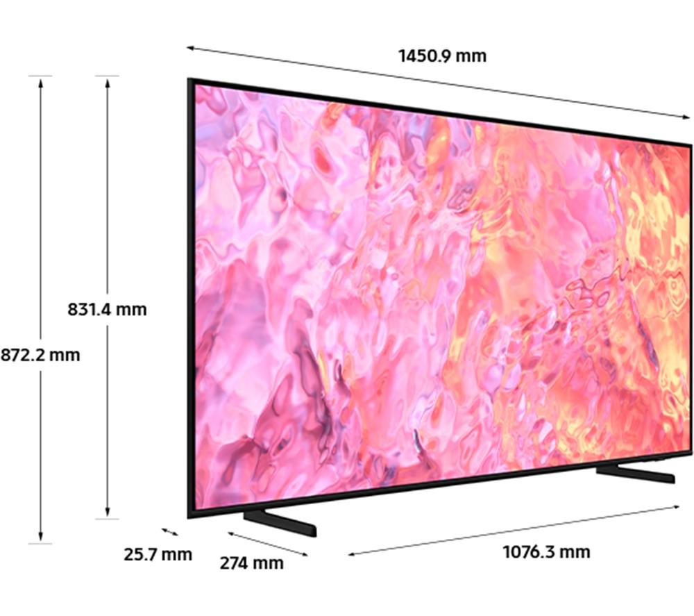 SAMSUNG Q60C 65 inch Smart 4K Ultra HD HDR QLED TV (2023) - QE65Q60C - image 4