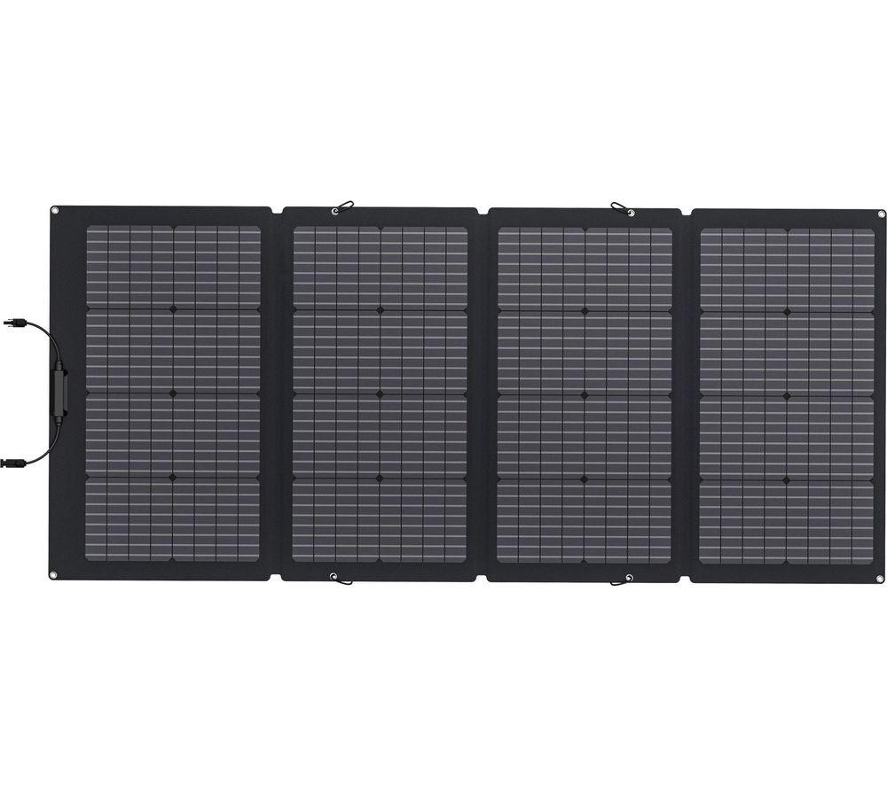 Image of ECOFLOW 220 W Portable Solar Panel, Black