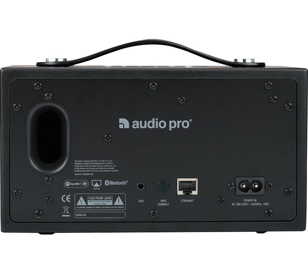 AUDIO PRO Addon C3 Portable Wireless Multi-room Speaker - Black image number 3 of 6
