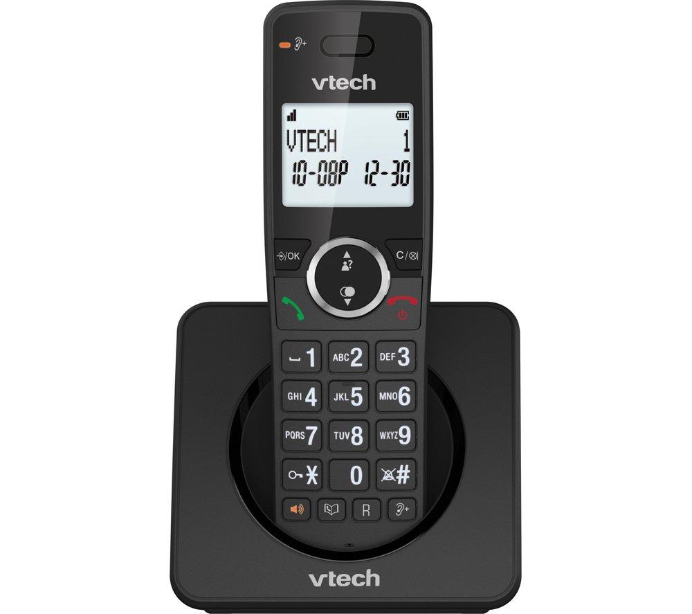 VTech ES2000 DECT Cordless Phone with Nuisance Call Blocker,Easy-to-Read Backlit Display,ECO Mode,Landline Phone with 18 Hours Talk-time,Volume Booster,Handsfree Speakerphone,Speed Dial,Single Handset