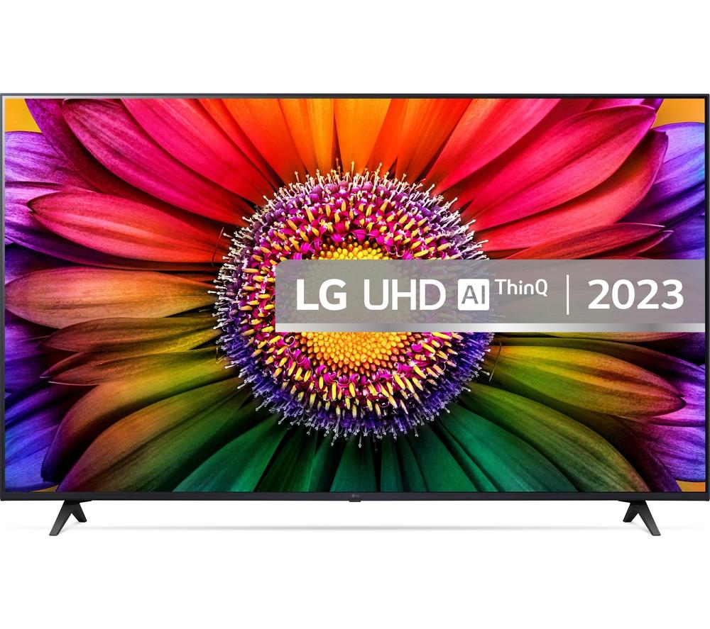 65 LG 65UR80006LJ  Smart 4K Ultra HD HDR LED TV with Amazon Alexa, Black,Blue