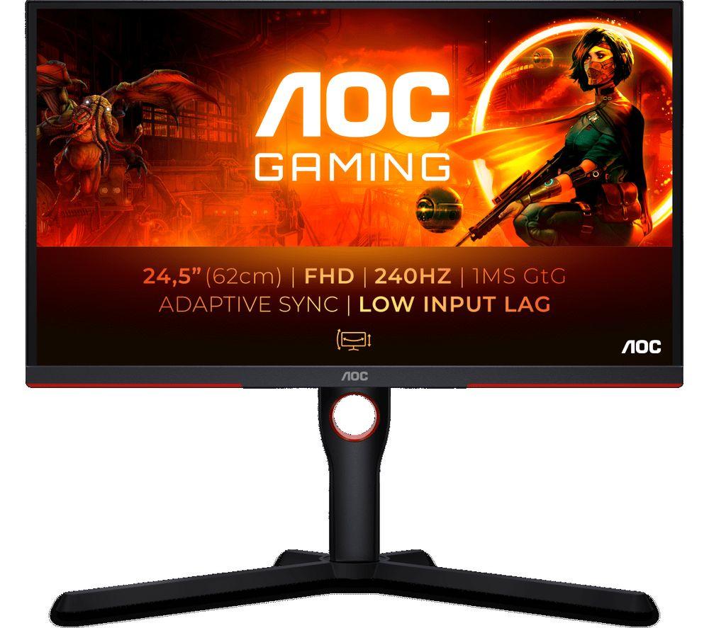 AOC 25G3ZM/BK Full HD 24.5 VA LCD Gaming Monitor - Black, Black