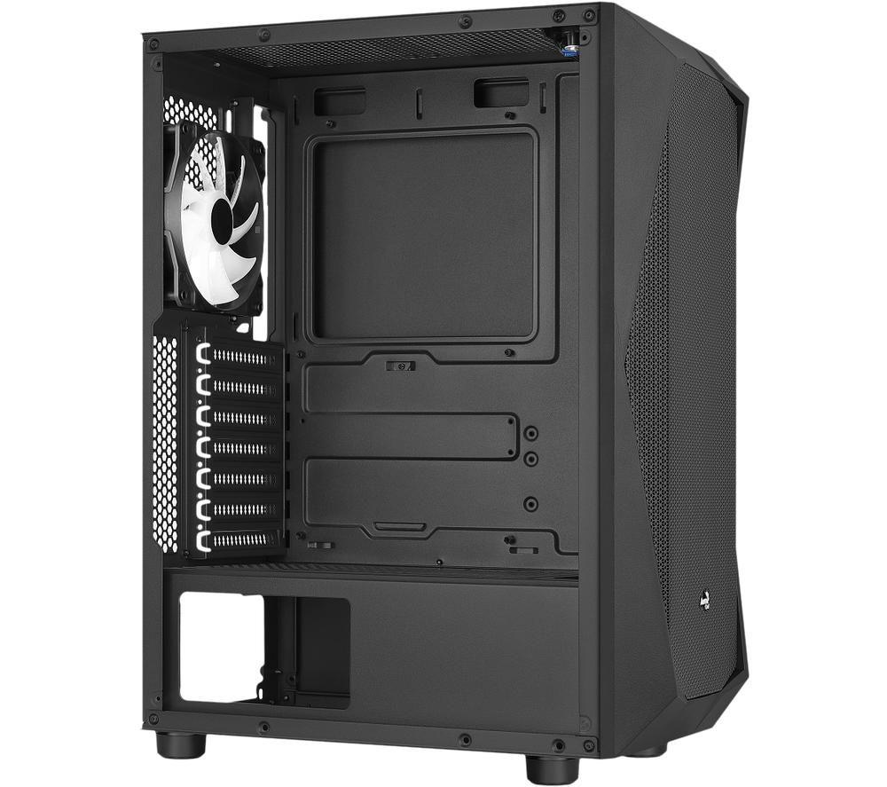 AEROCOOL Falcon ARGB ATX Mid Tower PC Case - Black image number 6 of 8