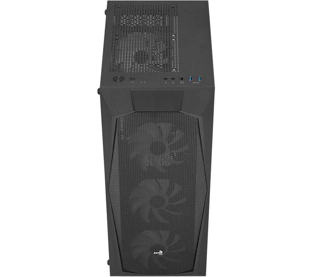 AEROCOOL Falcon ARGB ATX Mid Tower PC Case - Black image number 8 of 8