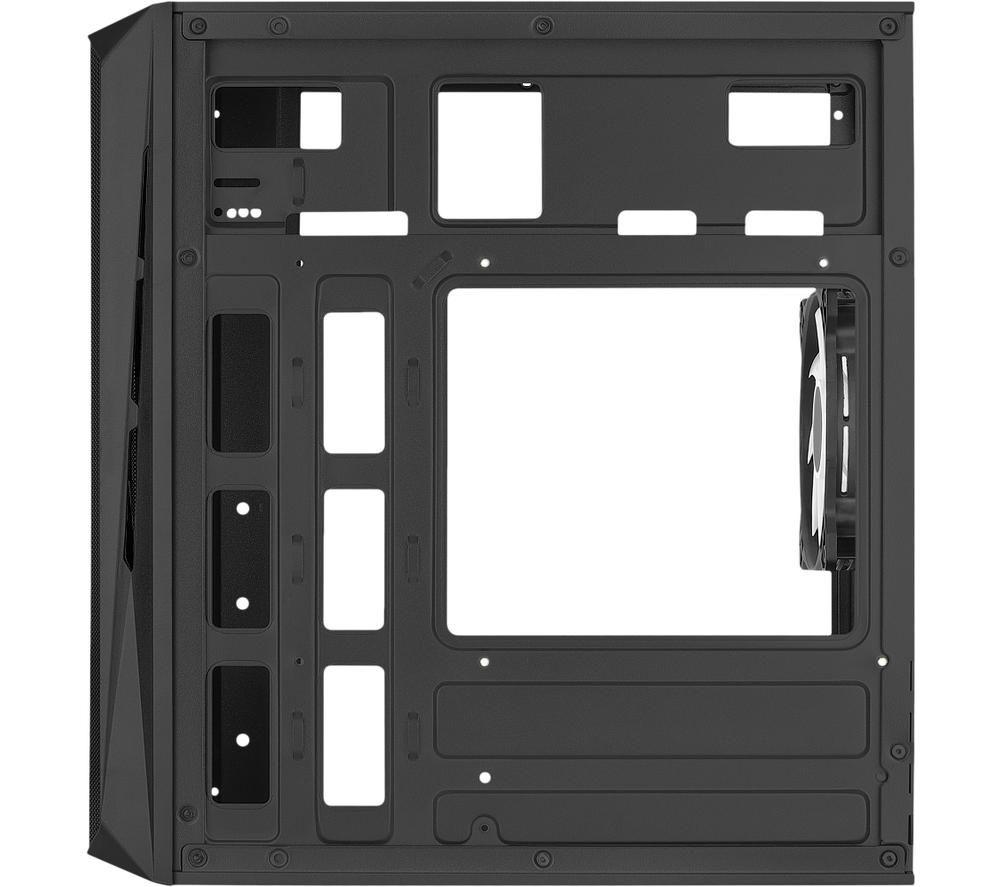 AEROCOOL CS-107-A-BK-v2 Micro ATX Mini Tower PC Case - Black image number 8 of 11