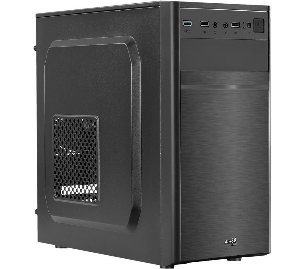 Image of AEROCOOL CS-103 Micro ATX Mini Tower PC Case - Black, Black