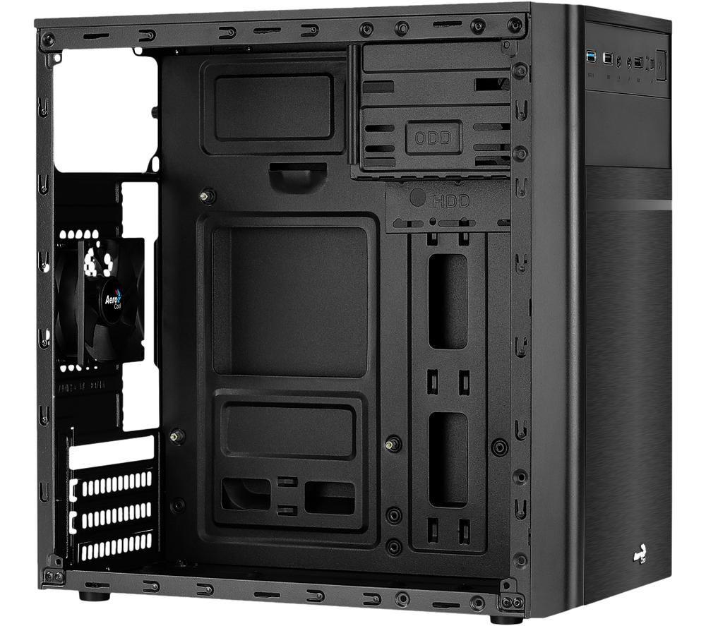 AEROCOOL CS-103 Micro ATX Mini Tower PC Case - Black image number 6 of 11