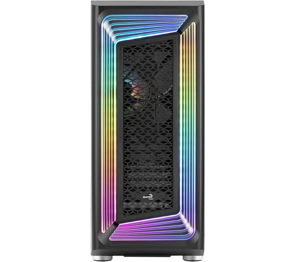 AEROCOOL Interstellar ATX Mid Tower PC Case - Black image number 2 of 5