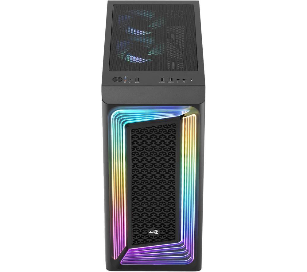 AEROCOOL Interstellar ATX Mid Tower PC Case - Black image number 3 of 5