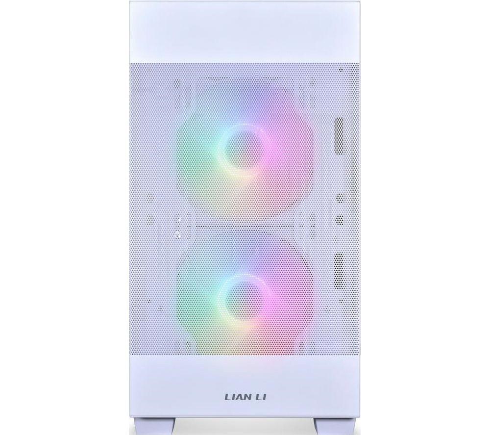 LIAN-LI Lancool 205M Mesh RGB Mini-Tower Micro-ATX PC Case - Snow image number 3 of 4