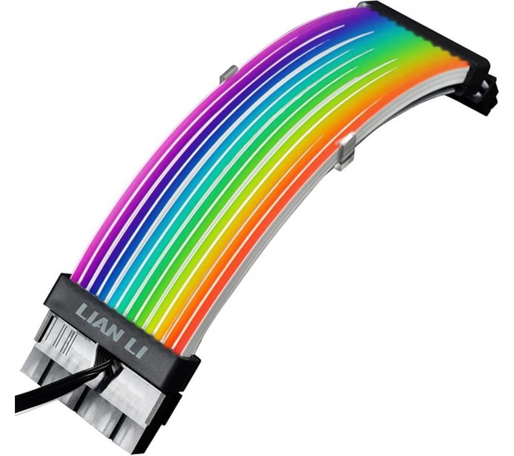 LIAN-LI Strimer Plus Triple 8-Pin Power Extension Cable - RGB, 0.3 m image number 2 of 5