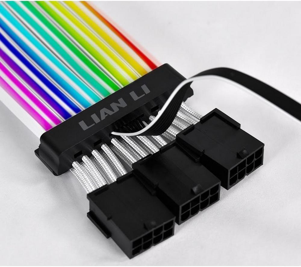 LIAN-LI Strimer Plus Triple 8-Pin Power Extension Cable - RGB, 0.3 m image number 3 of 5