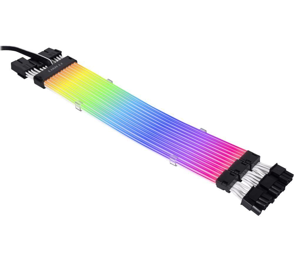 LIAN-LI PW12-PV2 Strimer Plus V2 Power Extension Cable - RGB, 0.3 m