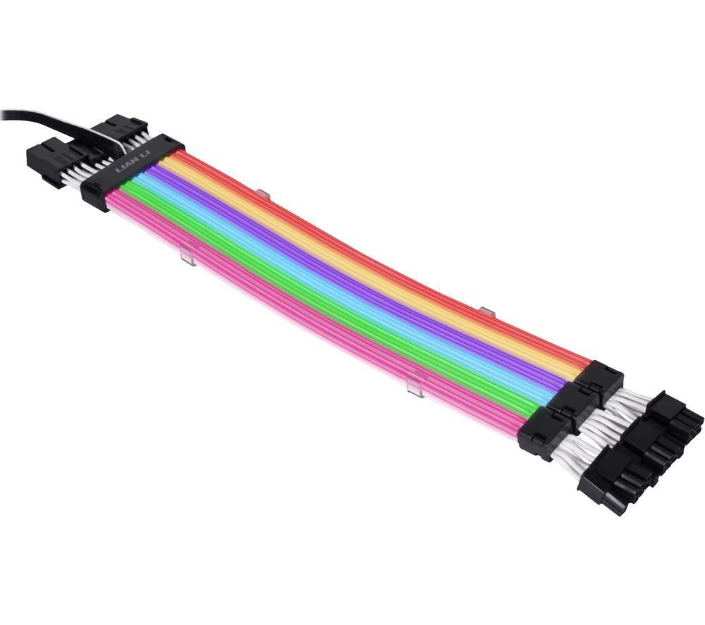LIAN-LI PW12-PV2 Strimer Plus V2 Power Extension Cable - RGB, 0.3 m