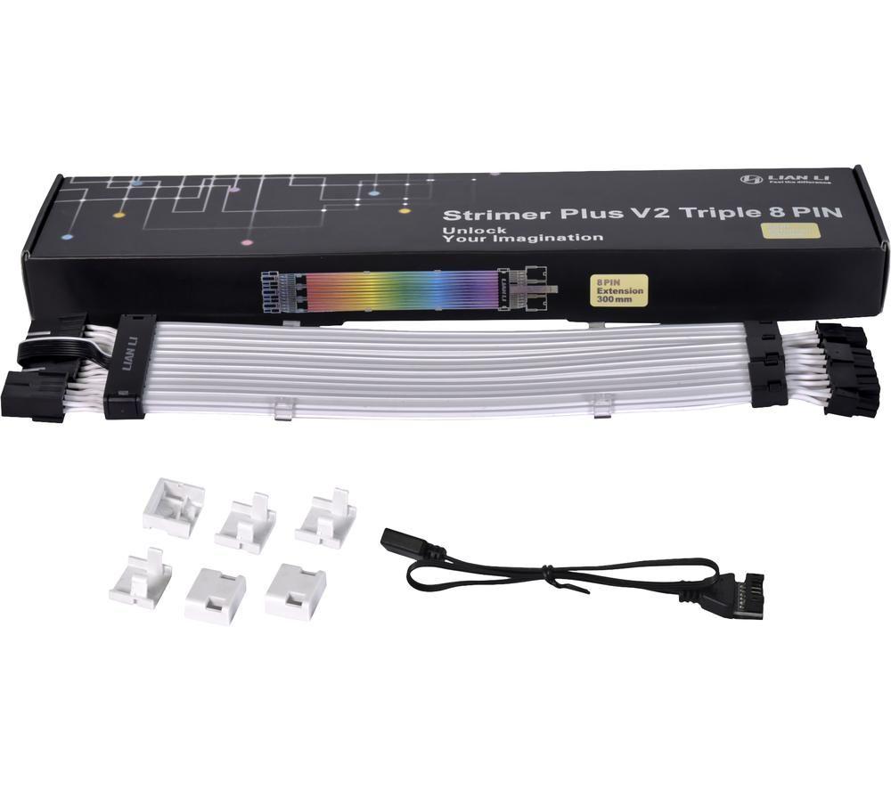 LIAN-LI PW12-PV2 Strimer Plus V2 Power Extension Cable - RGB, 0.3 m image number 6 of 6