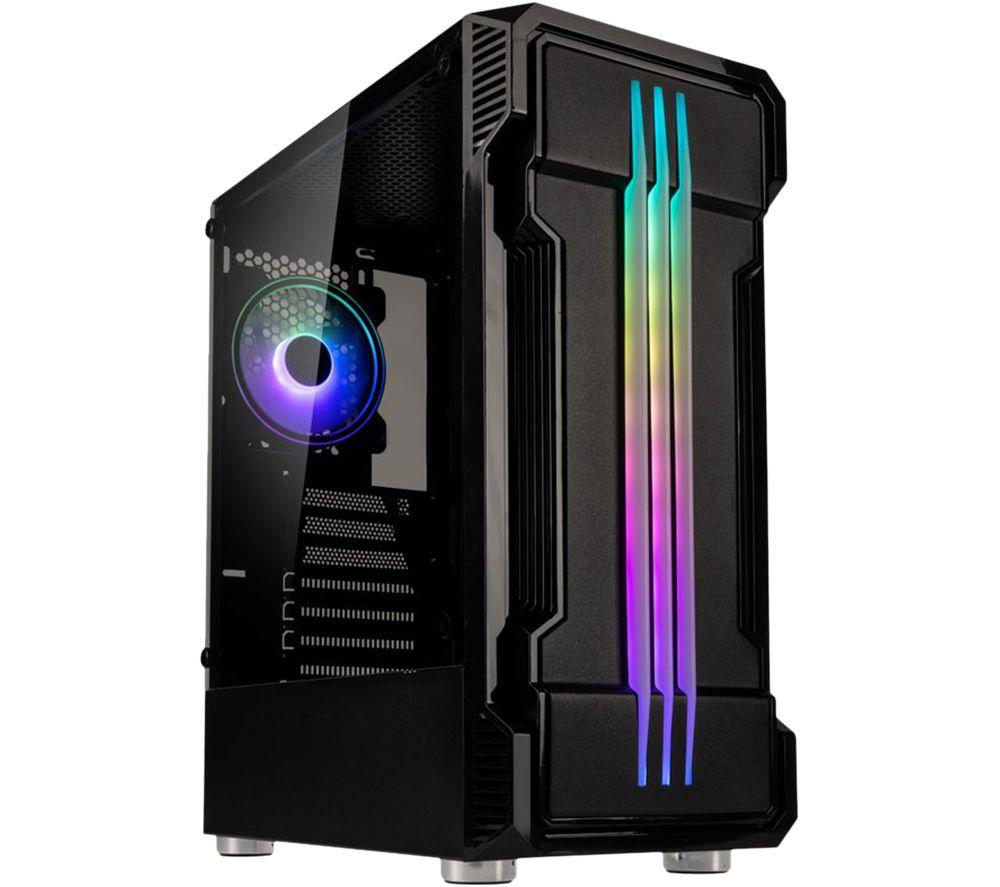 Kolink Inspire K10 RGB Mid Tower Tower Case with Glass Panels (Black)