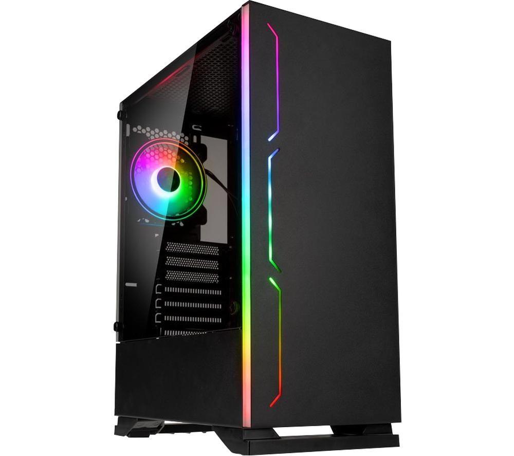 Kolink Inspire K11 RGB Mid Tower Tower Case with Glass Panels (Black)