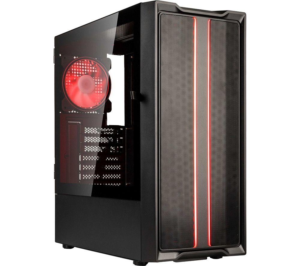 KOLINK Inspire K12 ATX Mid-Tower PC Case - Black, Black