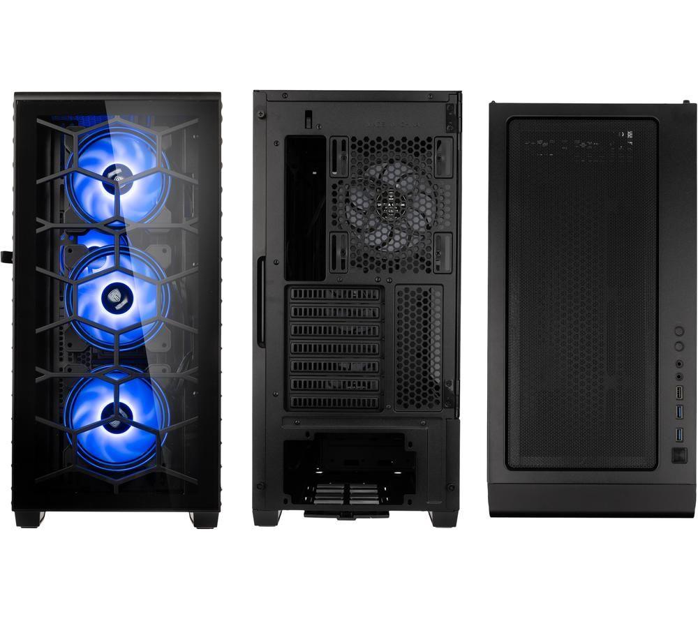 KOLINK Observatory Y ARGB E-ATX Mid-Tower PC Case - Black image number 4 of 5