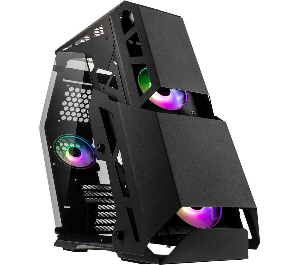 Case PC Gaming Kolink Void Mid-Tower Nero - Vetro Temperato Laterale, RGB Anteriore, Supporto ATX, Alimentatore E GPU Lunghi - 11